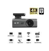 Dashcam | Dashcam 4K til bil - Natvision, Parkeringsmode, G-sensor - Carlover™ - DELUXECOVERS.DK