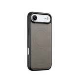 iPhone 17 Air - MagSafe Læder Cover M. RFID Aftagelig Kortholder - Grå -  ESEBLE™