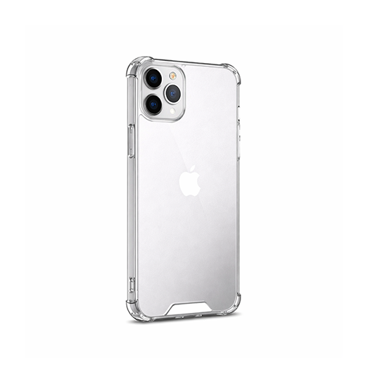 iPhone 11 Pro | iPhone 11 Pro - Silent Stødsikker Silikone Cover - Gennemsigtig - DELUXECOVERS.DK