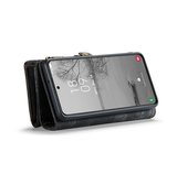 Samsung Galaxy S24 | Samsung Galaxy S24 - CaseMe™ Multifunktionel Læder Etui / Pung - Sort - DELUXECOVERS.DK