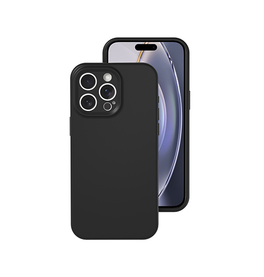iPhone 16 Pro | iPhone 16 Pro - Deluxe™ Jelly Silikone Cover - Sort - DELUXECOVERS.DK