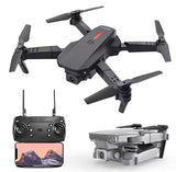 Drone | E88 PRO™ - Begynder Drone - Sammenklappelig - Sort - DELUXECOVERS.DK