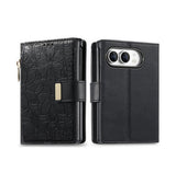 iPhone Fold – Bloom Læder Etui M. Pung - Sort
