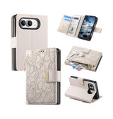 iPhone Fold – Bloom Læder Etui M. Pung - Khaki