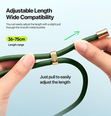 Tilbehør | DUX DUCIS™ Nylon Snor / Strop til Mobil & iPhone - Army grøn - DELUXECOVERS.DK