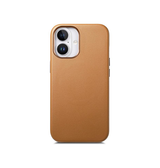 iPhone 17 - DeLX® Læder Cover - MagSafe Kompatibel - Brun