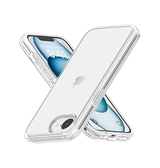 iPhone 16e | iPhone 16e - Ballet™ Crystal Silikone Bagside Cover - Transparent - DELUXECOVERS.DK
