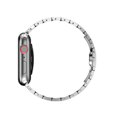Apple Watch 38mm | Apple Watch (38/40/SE/41/42mm) - L'Empiri™ Crono Stål Rem - Sølv - DELUXECOVERS.DK