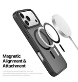 iPhone 17 Pro Max | iPhone 17 Pro Max - DUX DUCIS™ MagSafe Silikone Cover - Sort - DELUXECOVERS.DK