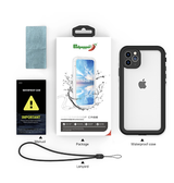 iPhone 11 Pro | <AAA>iPhone 11 Pro - Redpepper™ IP68 Vandtæt Håndværker Cover - Sort - DELUXECOVERS.DK