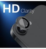 iPhone Beskyttelsesglas | iPhone 16e - NTJO™ 9H Kamera Linse Beskyttelsesglas - Sort - DELUXECOVERS.DK