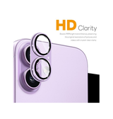 iPhone Beskyttelsesglas | iPhone 17 - NTJO™ 9H Kamera Linse Beskyttelsesglas - Lilla - DELUXECOVERS.DK