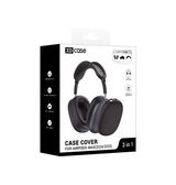 AirPods Max | AirPods Max (3-i-1) Silikone Cover Sæt – Sort – XDCASE™ - DELUXECOVERS.DK