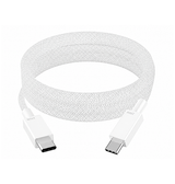 USB-C til USB-C | Fast-Charge Kabel – Hvid – 2m (100W)