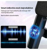 Mikrofon | Mikrofon Trådløs - 3.5mm Minijack - Støjreducerende - DELUXECOVERS.DK