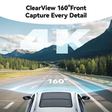 Dashcam | Dashcam 4K til bil - Natvision, Parkeringsmode, G-sensor - Carlover™ - DELUXECOVERS.DK