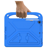 iPad 7/8/9 | iPad 10.2" 7/8/9 (2019/2020/2021) - Stødsikkert Børnecover M. Håndtag & Stander - Blå - DELUXECOVERS.DK