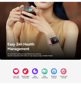 SmartWatch | Joyroom™ Aktivitetsur - Bluetooth 5.4 - Pulsmåling - SmartWatch - Pink - DELUXECOVERS.DK