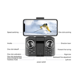 Drone | CREATIVITY-PRO™ - Fjernstyret Mini Drone - 4K - Wifi - Sort - DELUXECOVERS.DK