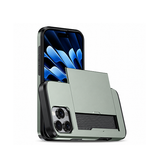 iPhone 16 Pro Max - Deluxe™ Håndværker Cover M. Kortholder - Army