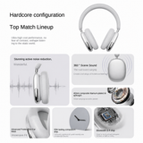 Over-Ear Trådløs Headset Bluetooth 5.4 M. Aktiv Støjreduktion  - Sølv