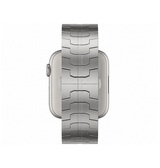 Apple Watch 38-42mm | Apple Watch (38/40/SE/41/42mm) - L'Empiri™ X36 Ægte Titanium Rem - Sølv - DELUXECOVERS.DK