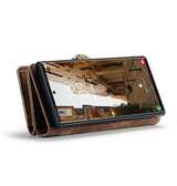 Samsung Galaxy S23 Plus | Samsung Galaxy S23+ - CaseMe™ Multifunktionel Læder Etui / Pung - Brun - DELUXECOVERS.DK