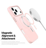 iPhone 17 Pro | iPhone 17 Pro - DUX DUCIS™ MagSafe Silikone Cover - Lyserød - DELUXECOVERS.DK