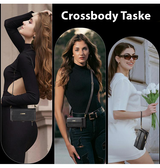 iPhone 16 | iPhone 16 - CaseMe™ Læder Cover med Crossbody Strop - Sort - DELUXECOVERS.DK