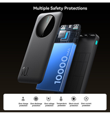 Powerbank | JOYROOM™ | 15W Powerbank 10.000 mAh - Sort - DELUXECOVERS.DK