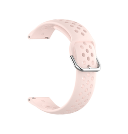 Samsung Galaxy Watch FE | Samsung Galaxy Watch FE (40mm) - 4Run™ Silikone Løbe Sportsrem - Pink - DELUXECOVERS.DK