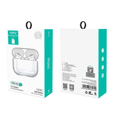 Airpods Pro 2 | AirPods Pro | TOTU® Premium Silikone Cover - Gennemsigtig - DELUXECOVERS.DK
