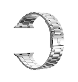 Apple Watch 42mm | Apple Watch (42/44/SE/45/46/49mm) - L'Empiri™ Premium 316L Stål Rem - Sølv - DELUXECOVERS.DK