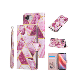 iPhone 16e - UNIQ™ Marble Læder Etui - Purple