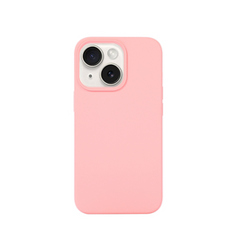 iPhone 15 | iPhone 15 - IMAK™ Pastel Silikone Cover - Blush Pink - DELUXECOVERS.DK