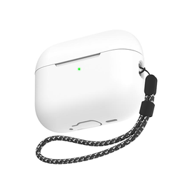 Airpods Pro 3 | AirPods Pro 3 | AhaStyle® Silikone Cover Med Strop - Hvid - DELUXECOVERS.DK