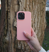 iPhone 12 Pro Max | iPhone 12 Pro Max - IMAK™  Pastel Silikone Cover - Blush Pink - DELUXECOVERS.DK