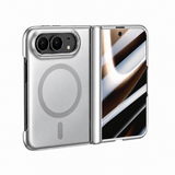 iPhoneDuo | iPhone Duo - DeLX™ MagSafe Cover M. Integreret HD-film - Sølv - DELUXECOVERS.DK