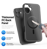 iPhone 16 | iPhone 16 - DUX DUCIS™ MagSafe Silikone Cover - Sort - DELUXECOVERS.DK