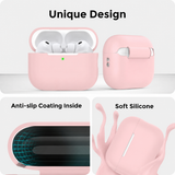 Airpods Pro 3 | AirPods Pro 3 | AhaStyle® Silikone Cover Med Strop - Pink - DELUXECOVERS.DK