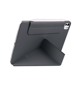 iPad Pro 13 (2024) | iPad Pro 13" (2024) - NOBLE™ Trifold Læder Cover M. Stander - Sort - DELUXECOVERS.DK