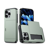 iPhone 16 Pro Max - Deluxe™ Håndværker Cover M. Kortholder - Army