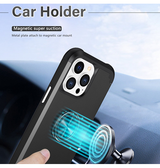 iPhone 15 Pro | iPhone 15 Pro - DelX™ Håndværker Cover M. Ringholder - Sort - DELUXECOVERS.DK