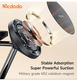 Ladestation / Trådløs oplader | McDodo™ |  3-i-1 MagSafe Opladerstation - 15W - Sort - DELUXECOVERS.DK