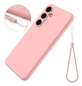 Samsung Galaxy S25 | Samsung Galaxy S25 - Deluxe™ Soft Touch Silikone Cover - Lyserød - DELUXECOVERS.DK