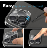 iPhone Beskyttelsesglas | iPhone 16 Pro Max - NTJO™ 9H Kamera Linse Beskyttelsesglas - Sort - DELUXECOVERS.DK
