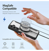 Samsung Galaxy S25 Plus | Samsung Galaxy S25 Plus - DUX DUCIS® 2-i-1 Cover M. MagSafe - Sort - DELUXECOVERS.DK