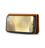 Samsung Galaxy S24 Plus | Samsung Galaxy S24 Plus - DG.MING™ Vintage 2-In-1 Læder Etui M. Cover - Brun - DELUXECOVERS.DK