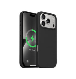 iPhone 17 Pro | iPhone 17 Pro - Deluxe™ Soft Touch Silikone Cover - MagSafe-kompatibel - Sort - DELUXECOVERS.DK