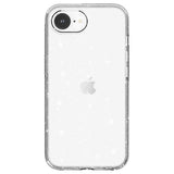 iPhone 17e / 16e | iPhone 17e / 16e - DeLX™ Glitter Silikone Cover - Sølv - DELUXECOVERS.DK